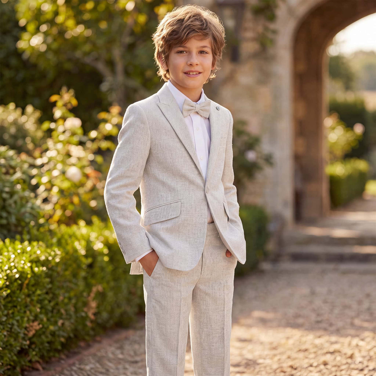 Boys Linen Suit – Lightweight Formal Set